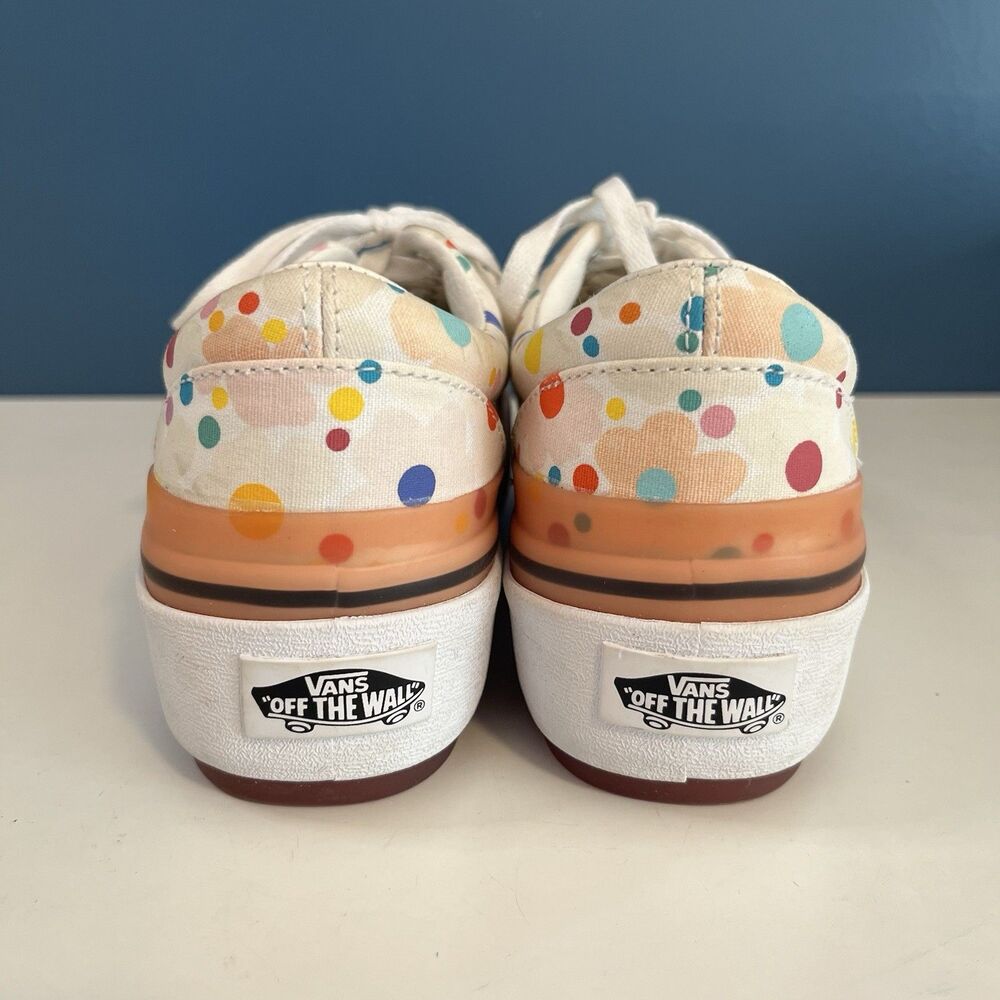 Vans Era Stacked Floral UV Activated Polka Dot Platform Shoes Womens 7.5 Mens 6 - Picture 4 of 12